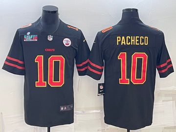 Isiah Pacheco Kansas City Chiefs black Vapor jersey