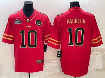 Isiah Pacheco Kansas City Chiefs red Vapor jersey