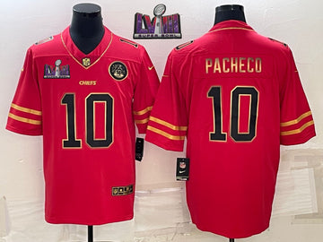 Isiah Pacheco Kansas City Chiefs red Vapor jersey