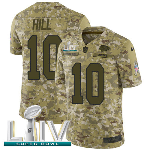 Tyreek Hill Kansas City Chiefs camo Salute To Service jersey
