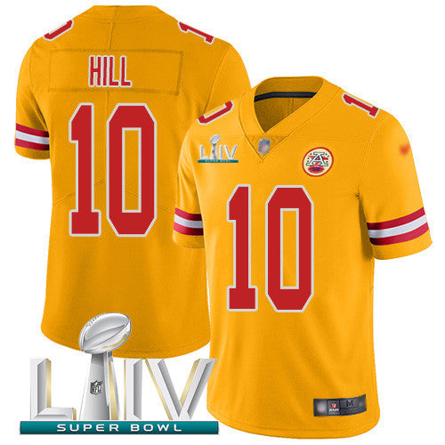 Tyreek Hill Kansas City Chiefs gold Inverted Legend jersey