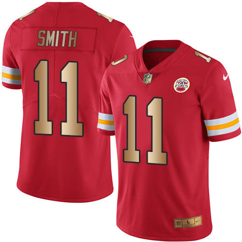 Alex Smith Kansas City Chiefs red Limited jersey