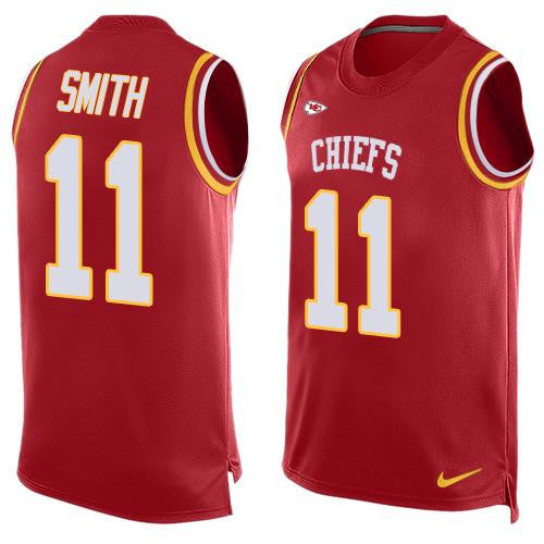 Alex Smith Kansas City Chiefs red Limited jersey