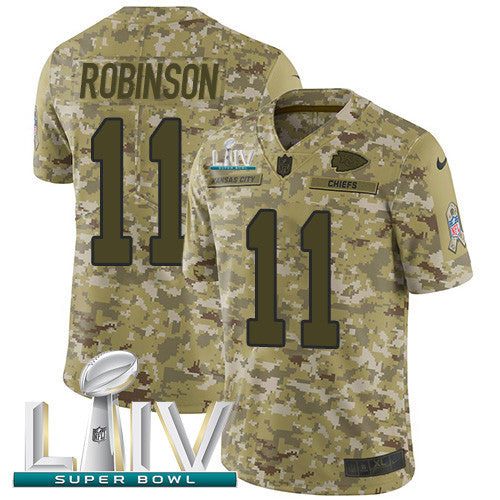 Demarcus Robinson Kansas City Chiefs camo Salute To Service jersey
