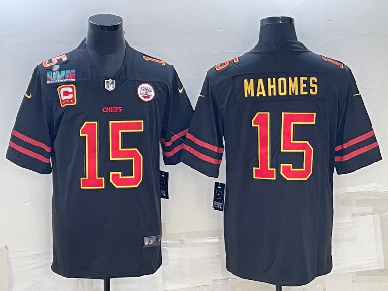 Patrick Mahomes Kansas City Chiefs black Vapor jersey