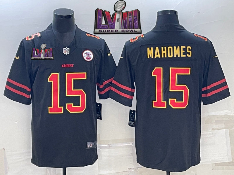 Patrick Mahomes Kansas City Chiefs black Vapor jersey