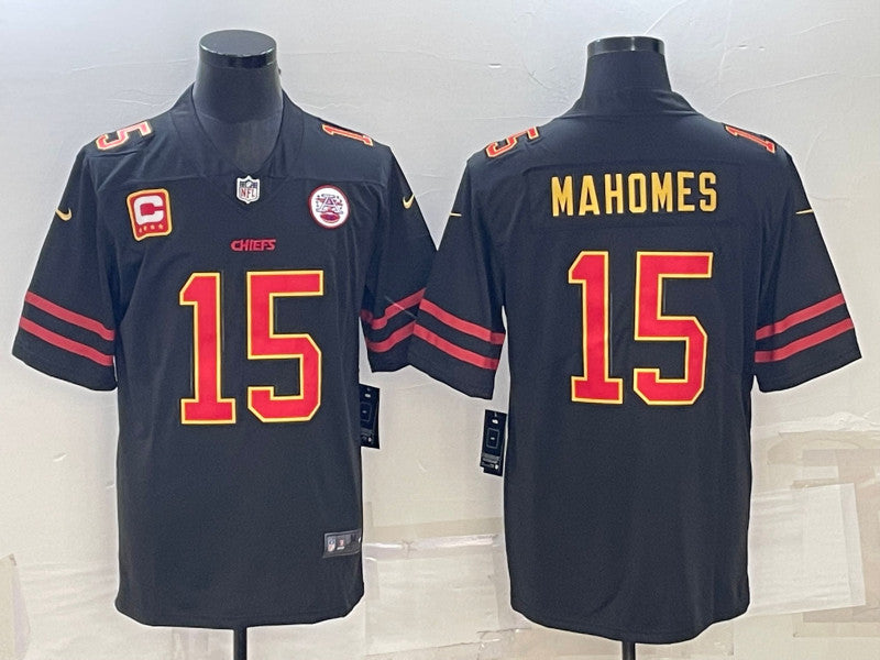Patrick Mahomes Kansas City Chiefs black Vapor jersey