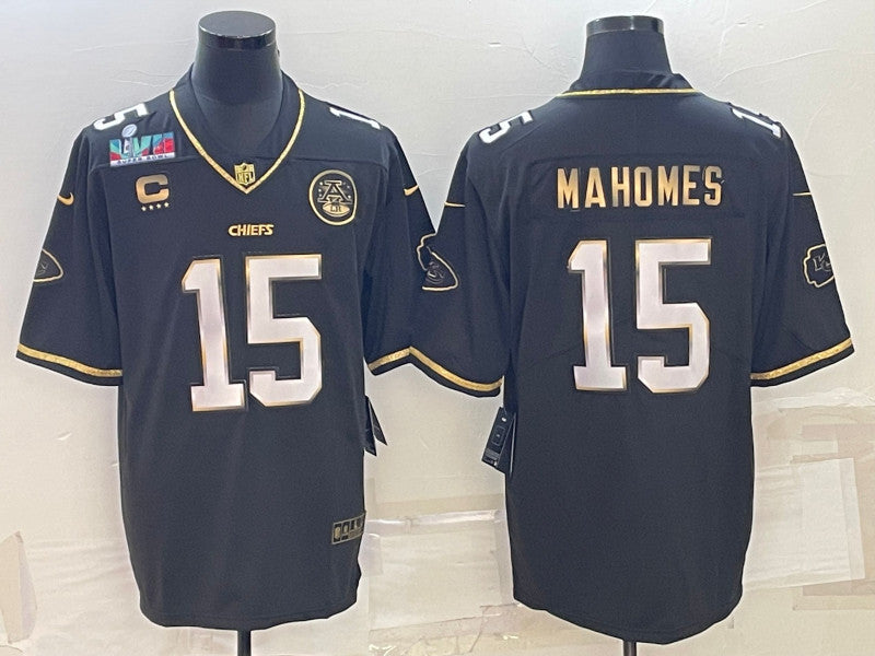 Patrick Mahomes Kansas City Chiefs black Vapor jersey
