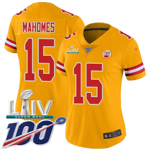 Patrick Mahomes Kansas City Chiefs gold Inverted Legend jersey