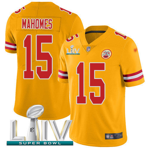 Patrick Mahomes Kansas City Chiefs gold Inverted Legend jersey