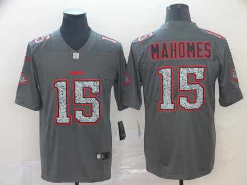 Patrick Mahomes Kansas City Chiefs gray Vapor jersey