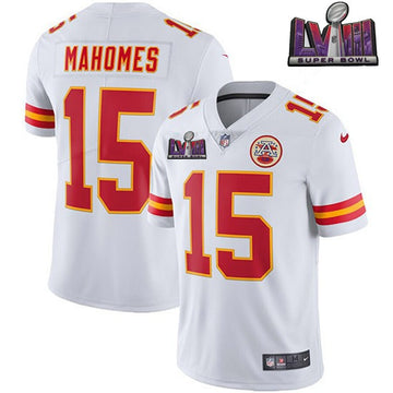 Patrick Mahomes Kansas City Chiefs white Vapor jersey