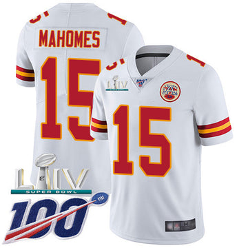 Patrick Mahomes Kansas City Chiefs white Vapor jersey