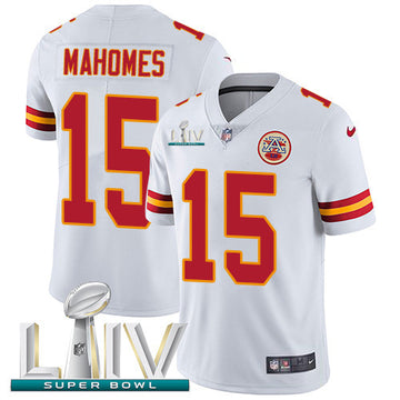 Patrick Mahomes Kansas City Chiefs white Vapor jersey