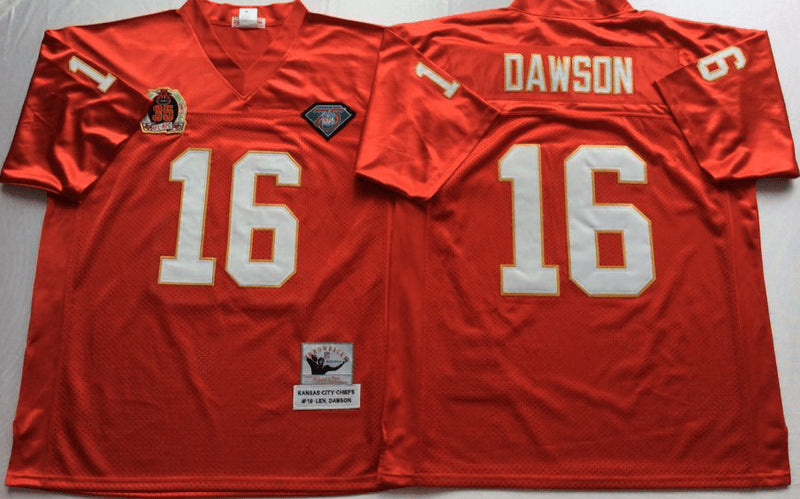 Lake Dawson Kansas City Chiefs red Throwback jersey