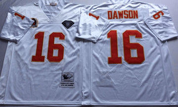 Lake Dawson Kansas City Chiefs white Throwback jersey