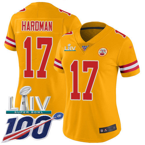 Mecole Hardman Kansas City Chiefs gold Inverted Legend jersey