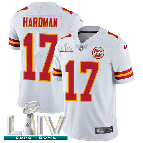 Mecole Hardman Kansas City Chiefs white Vapor jersey