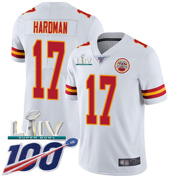Mecole Hardman Kansas City Chiefs white Vapor jersey