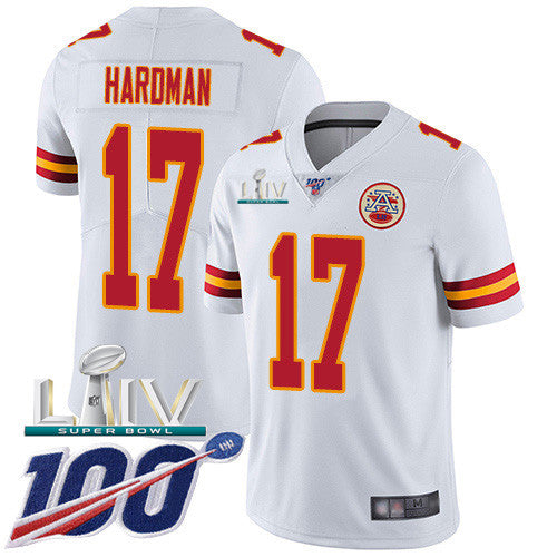Mecole Hardman Kansas City Chiefs white Vapor jersey