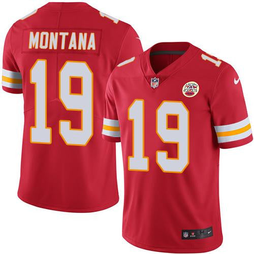 Joe Montana Kansas City Chiefs red Limited jersey