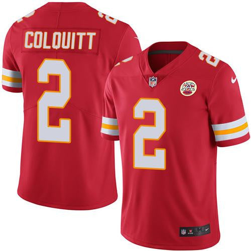 Dustin Colquitt Kansas City Chiefs red Limited jersey