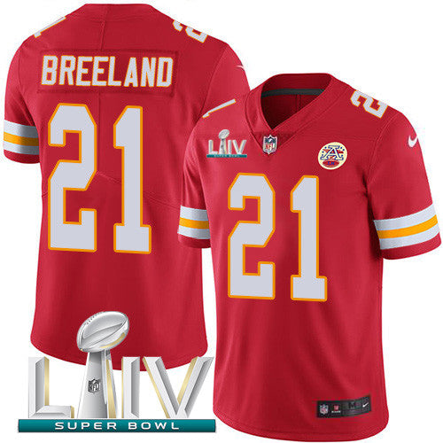 Bashaud Breeland Kansas City Chiefs red Vapor jersey