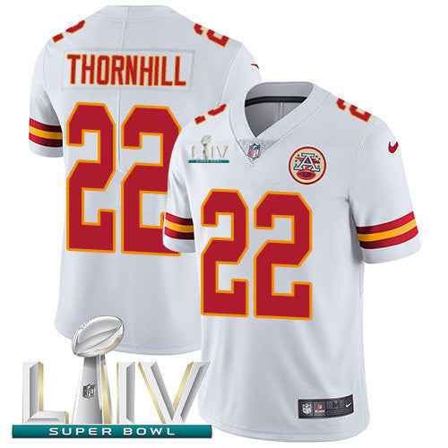 Juan Thornhill Kansas City Chiefs white Vapor jersey