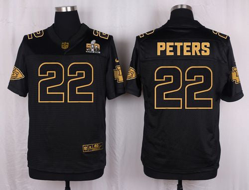 Marcus Peters Kansas City Chiefs black Pro Line jersey