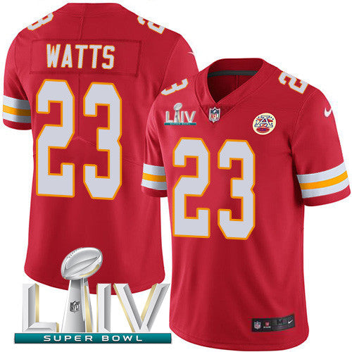 Armani Watts Kansas City Chiefs red Vapor jersey