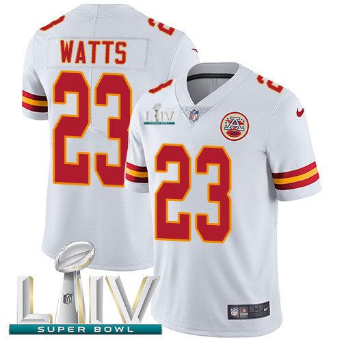 Armani Watts Kansas City Chiefs white Vapor jersey