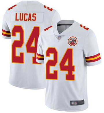 Jordan Lucas Kansas City Chiefs white Vapor jersey