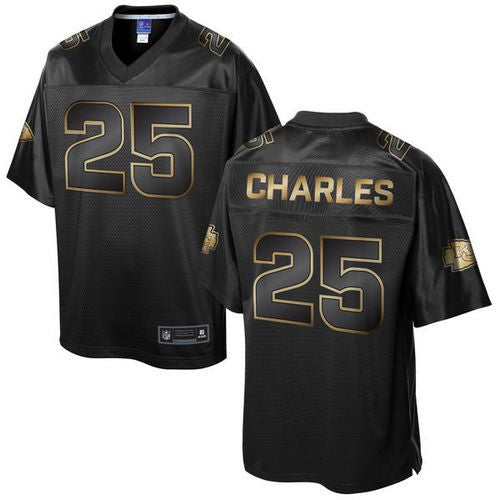 Jamaal Charles Kansas City Chiefs black Pro Line jersey