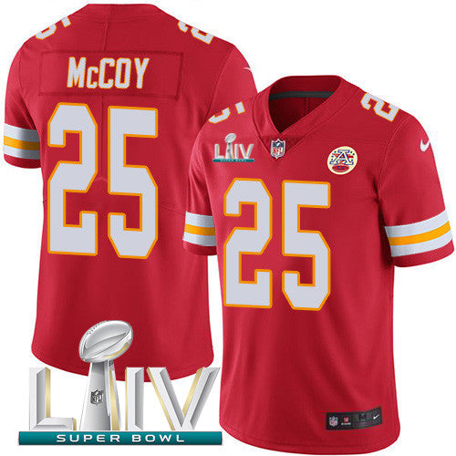 LeSean McCoy Kansas City Chiefs red Vapor jersey