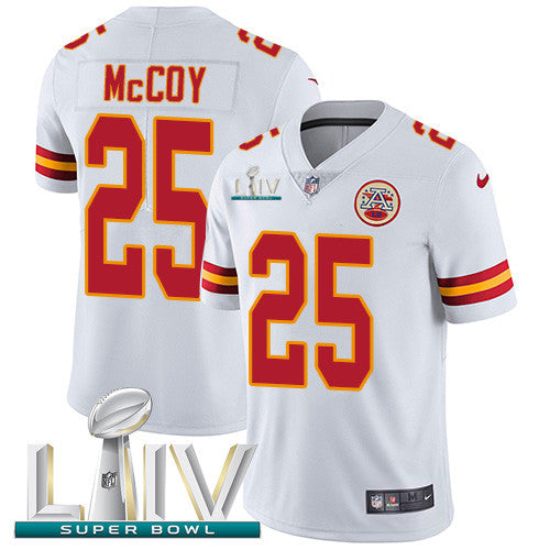 LeSean McCoy Kansas City Chiefs white Vapor jersey