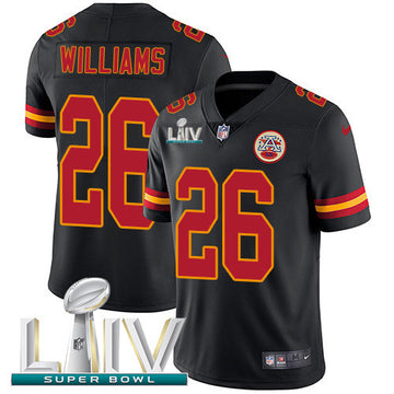 Damien Williams Kansas City Chiefs black Limited jersey
