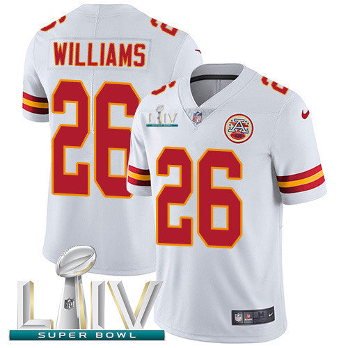 Damien Williams Kansas City Chiefs white Vapor jersey