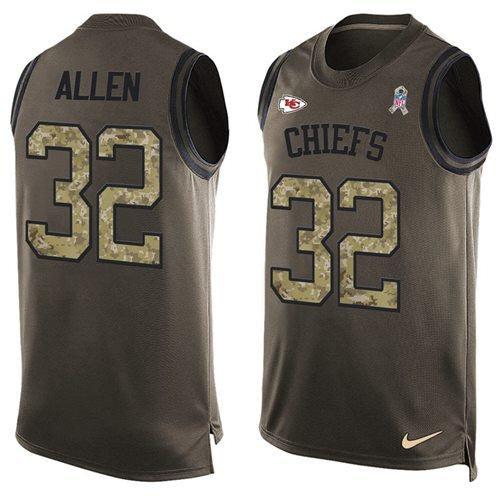 Marcus Allen Kansas City Chiefs green Salute To Service jersey