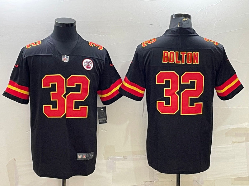 Nick Bolton Kansas City Chiefs black Vapor jersey