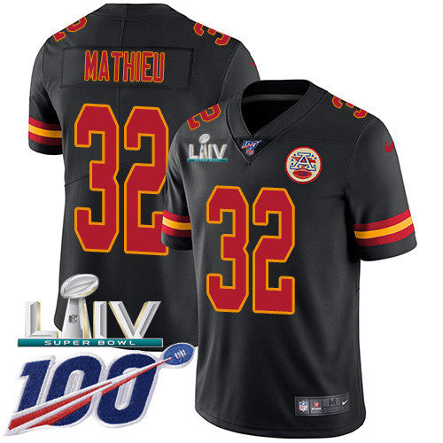 Tyrann Mathieu Kansas City Chiefs black Limited jersey