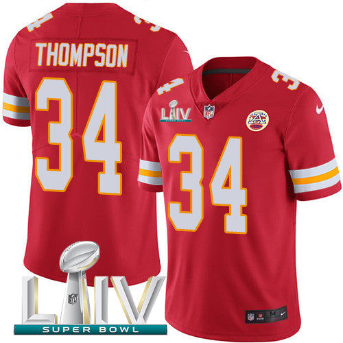 Darwin Thompson Kansas City Chiefs red Vapor jersey