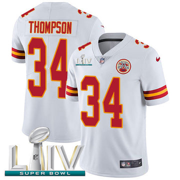 Darwin Thompson Kansas City Chiefs white Vapor jersey