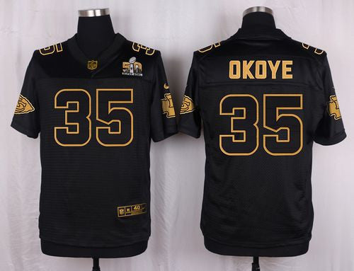 Christian Okoye Kansas City Chiefs black Pro Line jersey