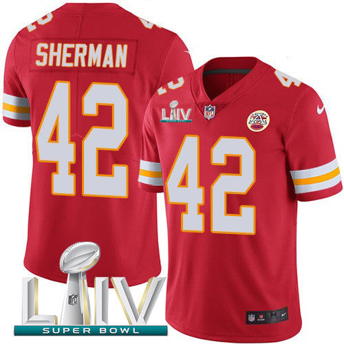 Anthony Sherman Kansas City Chiefs red Vapor jersey