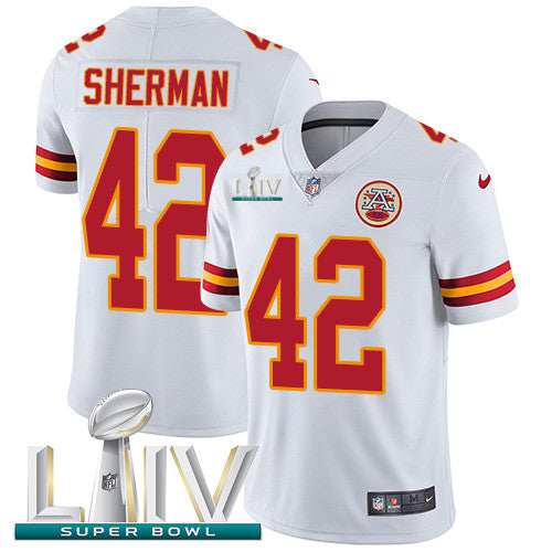 Anthony Sherman Kansas City Chiefs white Vapor jersey