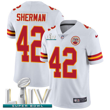 Anthony Sherman Kansas City Chiefs white Vapor jersey