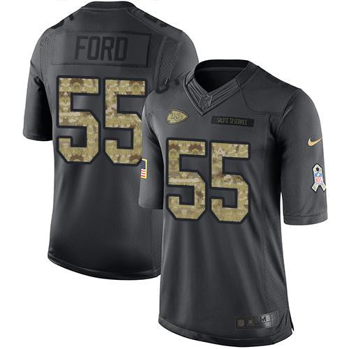 Dee Ford Kansas City Chiefs black Salute To Service jersey