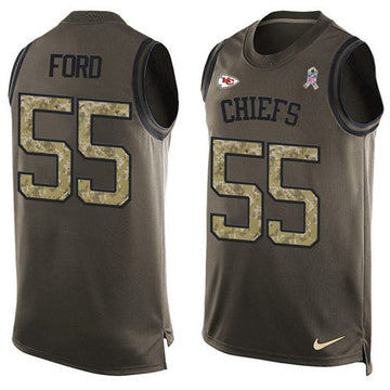 Dee Ford Kansas City Chiefs green Salute To Service jersey