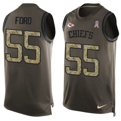 Dee Ford Kansas City Chiefs green Salute To Service jersey