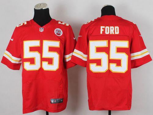 Dee Ford Kansas City Chiefs red Elite jersey